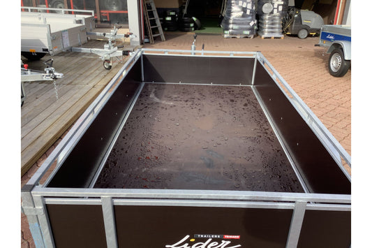 Holzanhänger 34480 – zulässiges Gesamtgewicht 1300 kg (251 x 133 cm) – LIDER