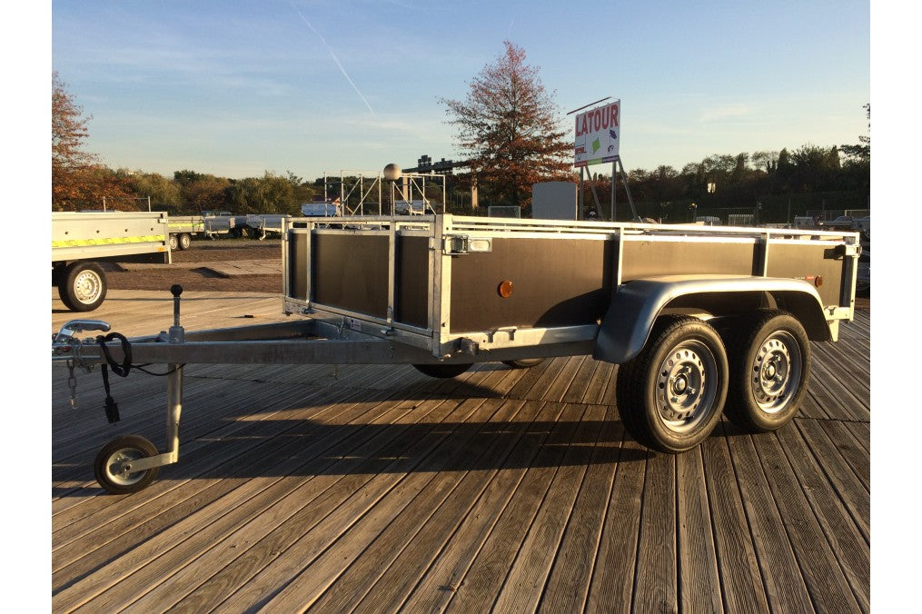 Holzanhänger 39450 – zulässiges Gesamtgewicht 500 kg (251 x 133) – LIDER